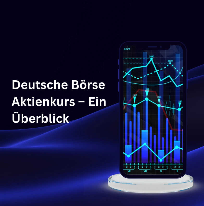 Aktie Deutsche Börse auf einem Trading-Chart dargestellt, mit ansteigenden Kursen und Markttrends.